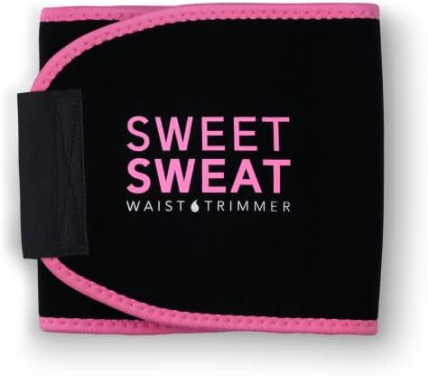 Sweet Sweat Premium Waist Trimmer (Pink Logo) for Men & Women