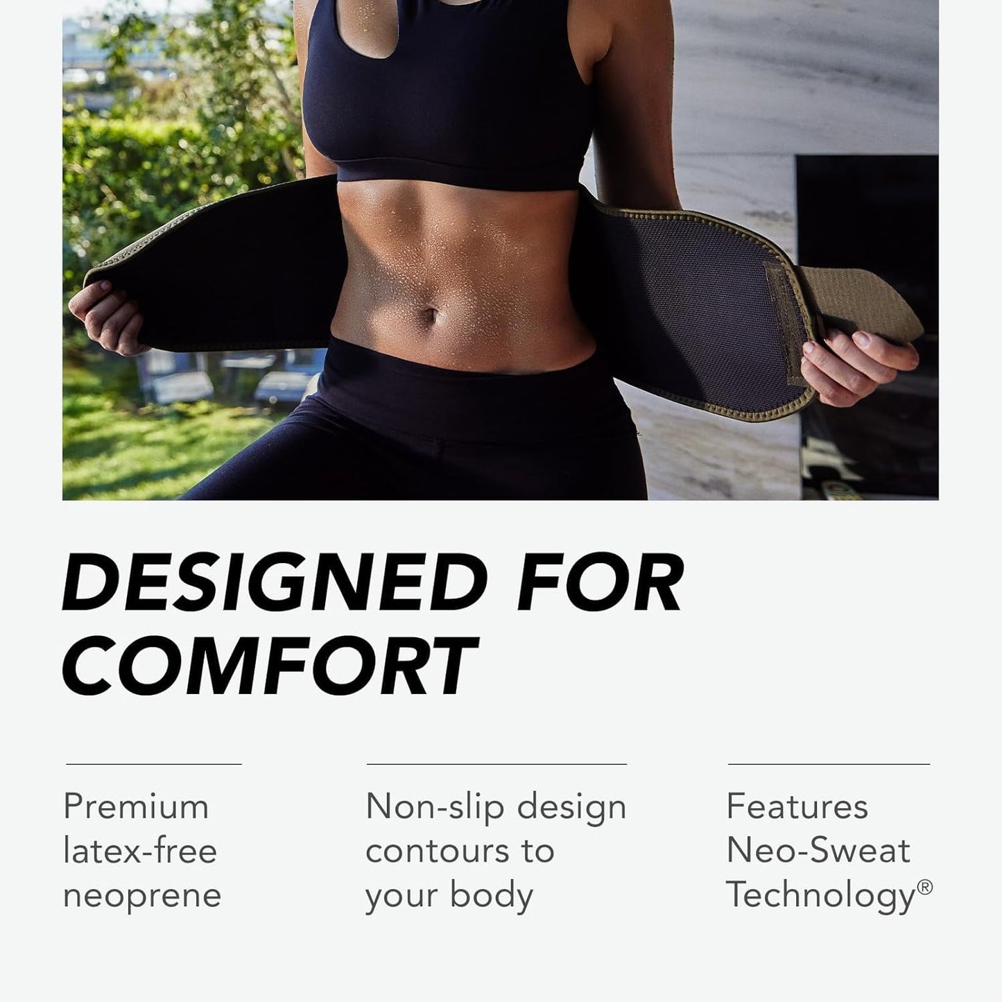 Sweet Sweat Premium Waist Trimmer (Pink Logo) for Men & Women