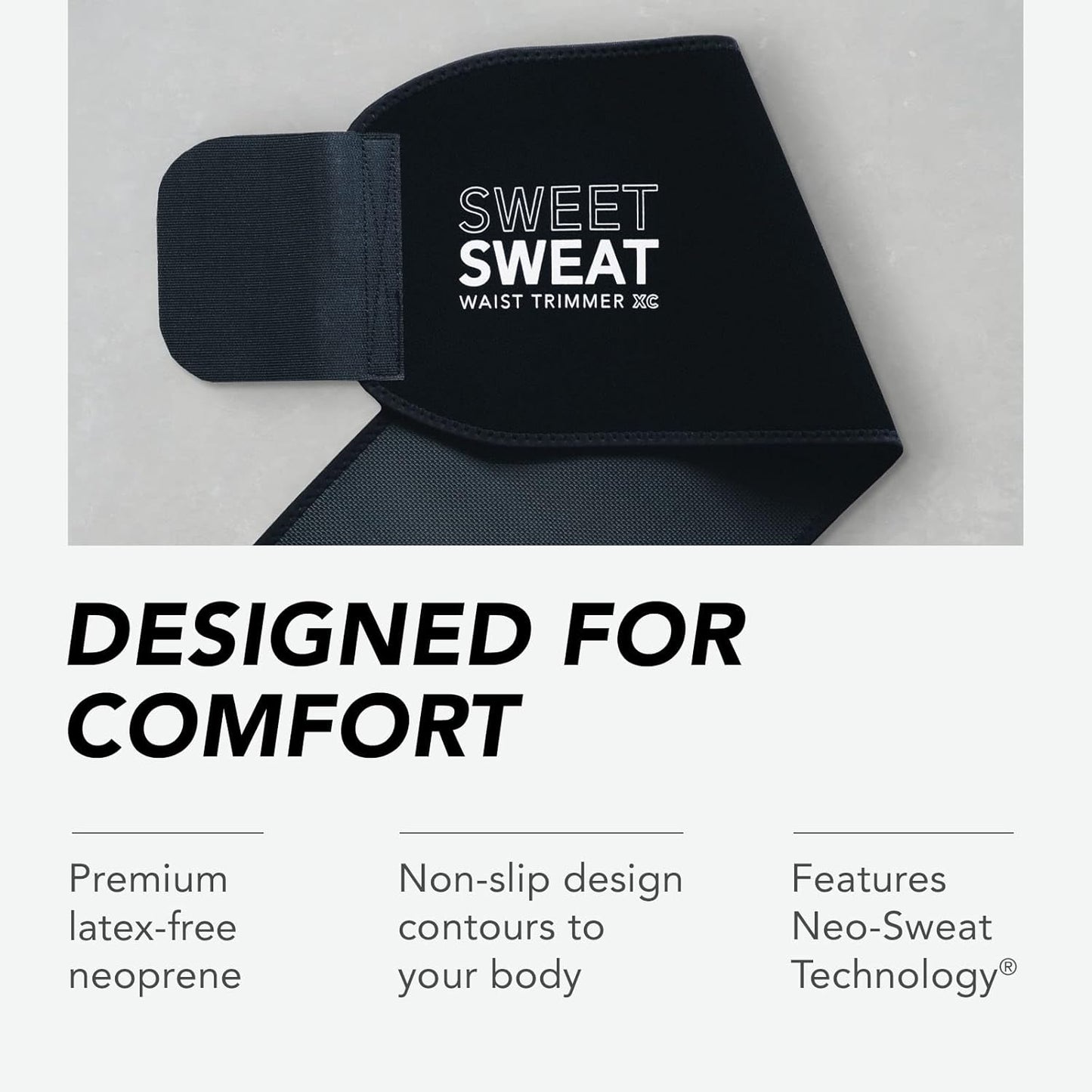 Sweet Sweat Premium Waist Trimmer (Pink Logo) for Men & Women