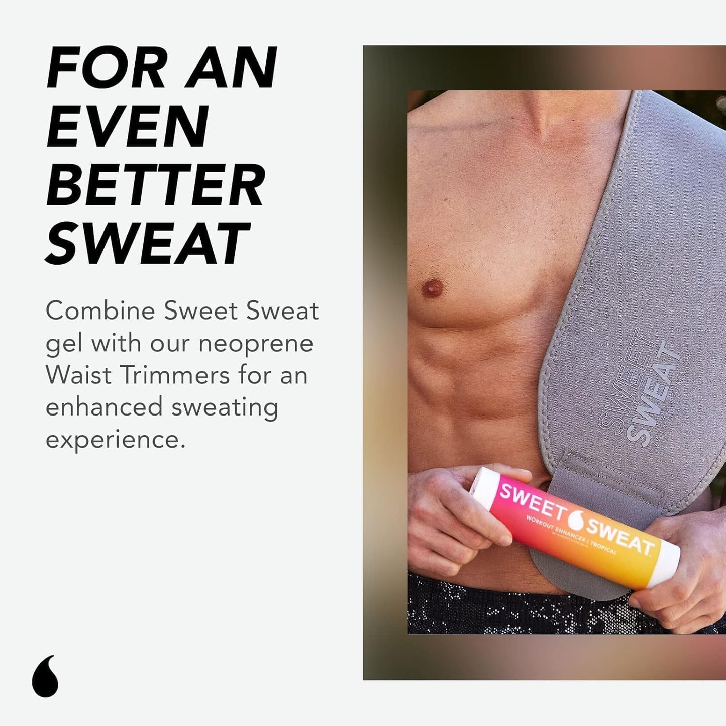 Sweet Sweat Premium Waist Trimmer (Pink Logo) for Men & Women