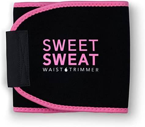 Sweet Sweat Premium Waist Trimmer (Pink Logo) for Men & Women