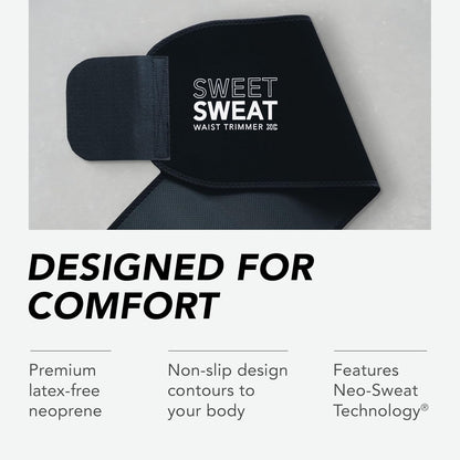 Sweet Sweat Premium Waist Trimmer (Pink Logo) for Men & Women