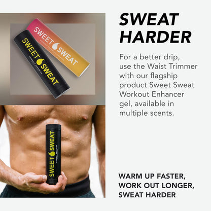 Sweet Sweat Premium Waist Trimmer (Pink Logo) for Men & Women