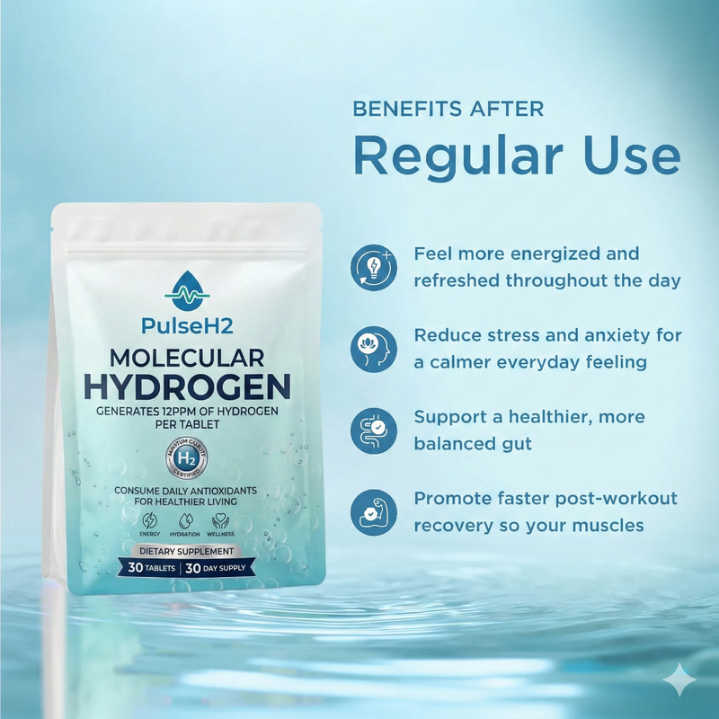PulseH2™ Hydrogen Water Tablets
